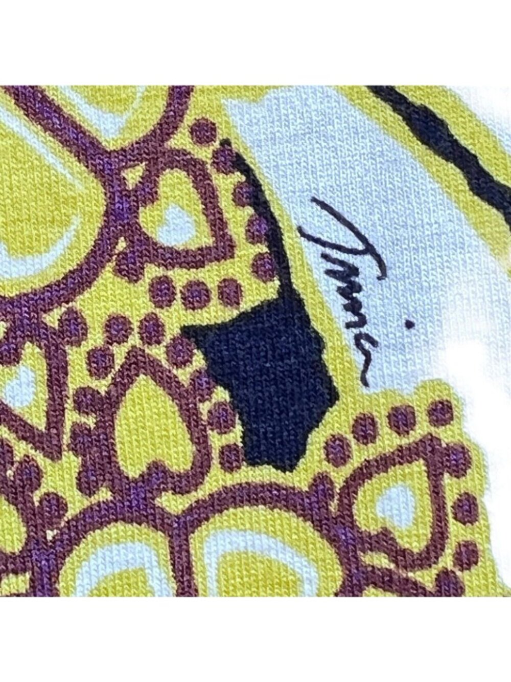 Trina Turk Floral Paisley Shift Dress 6 Hippie Boho Kaleidoscope Lined Keyhole - Picture 6 of 12